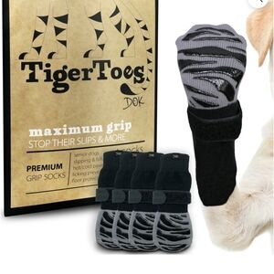 TigerToes Premium Grip Socks for Dogs